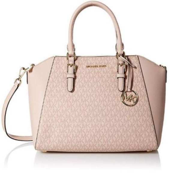 💕MICHAEL KORS💕 Ciara Large Leather Satchel Bag - Picture 1 of 8
